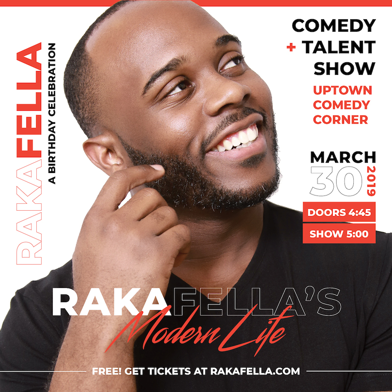 A social media flyer for Rakafella’s Modern Life