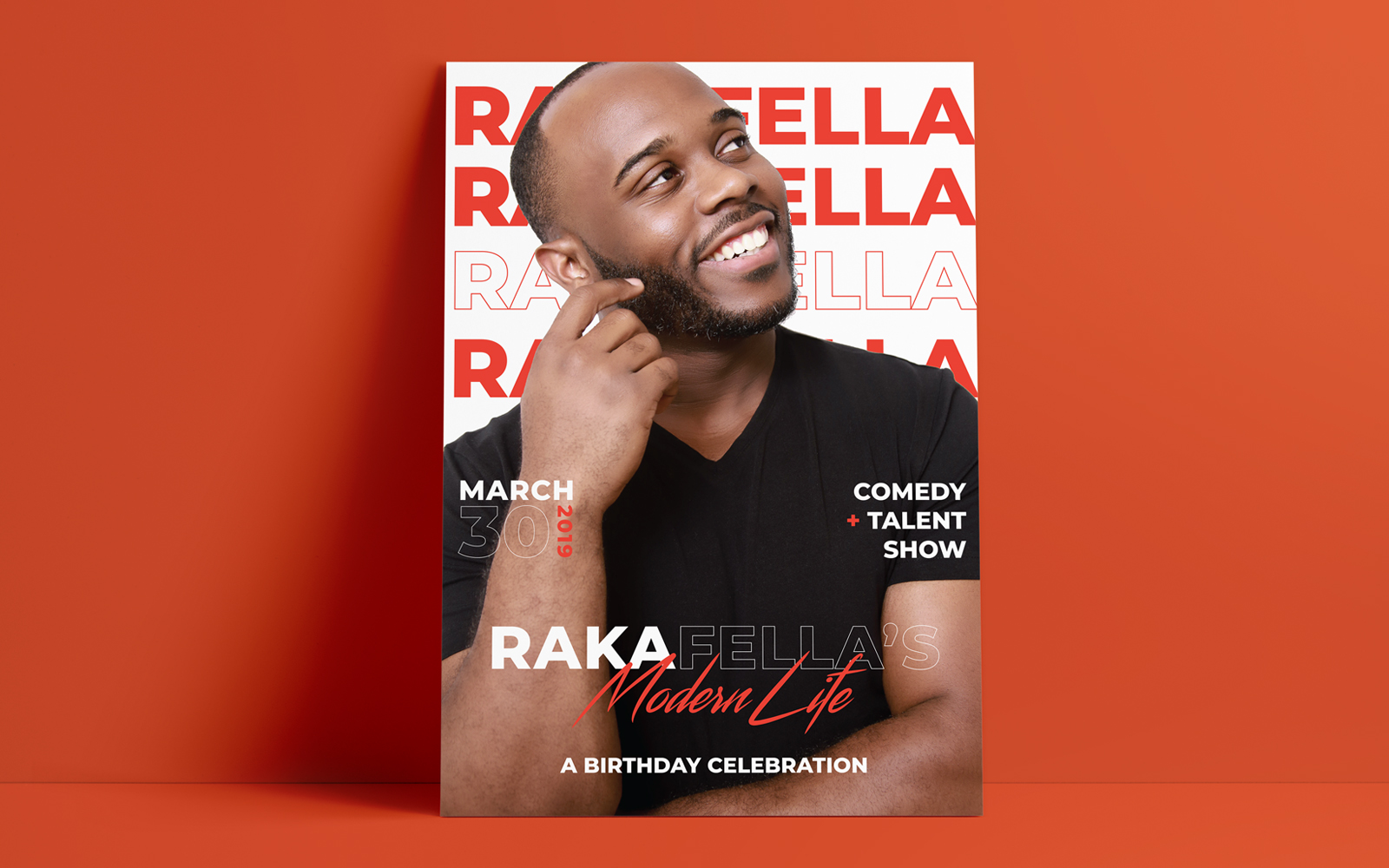 A poster design for Rakafella’s Modern Life
